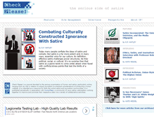 Tablet Screenshot of checkplease.humorfeed.com